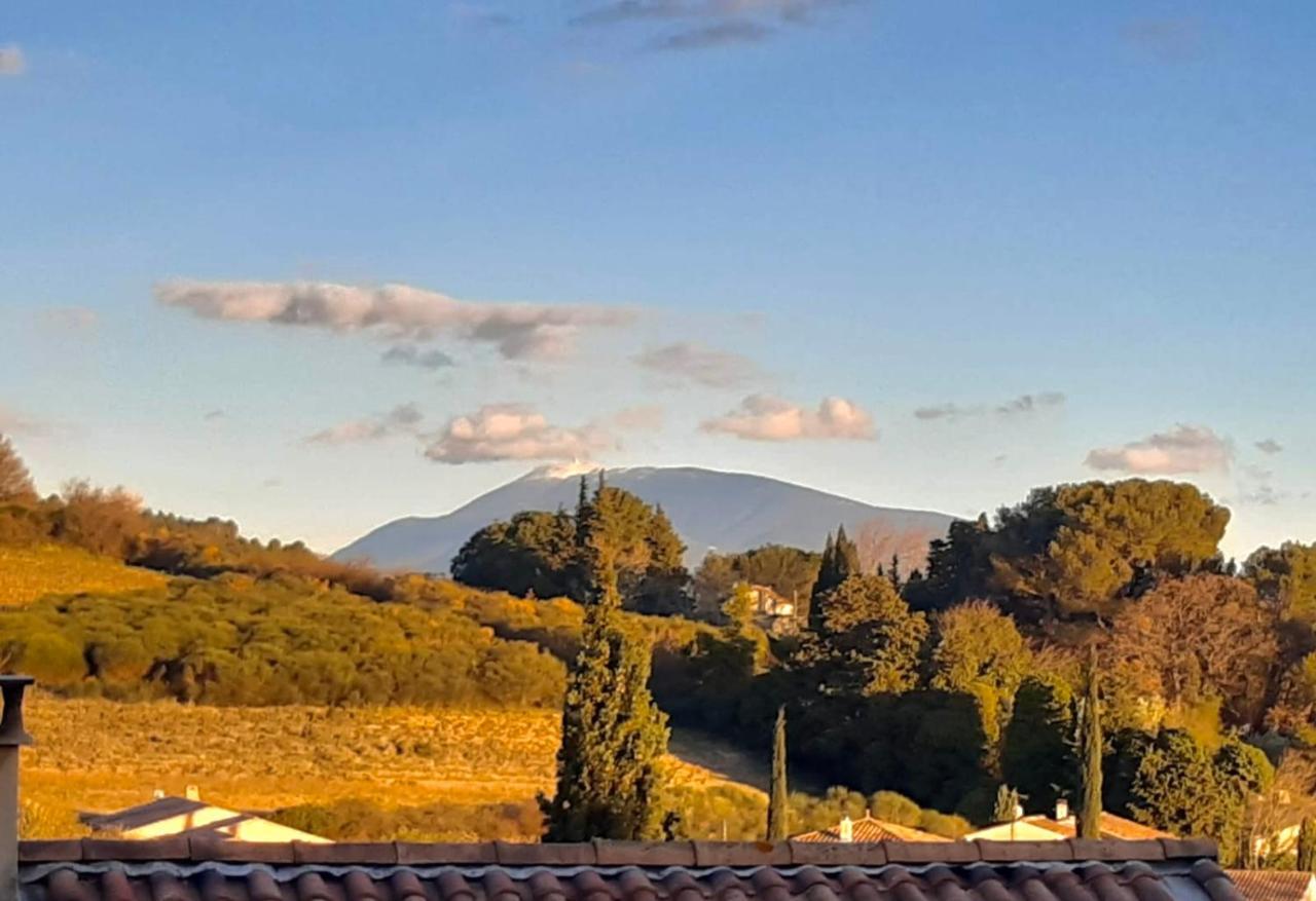 Gite Belle Vue Bed and Breakfast Visan Exterior foto