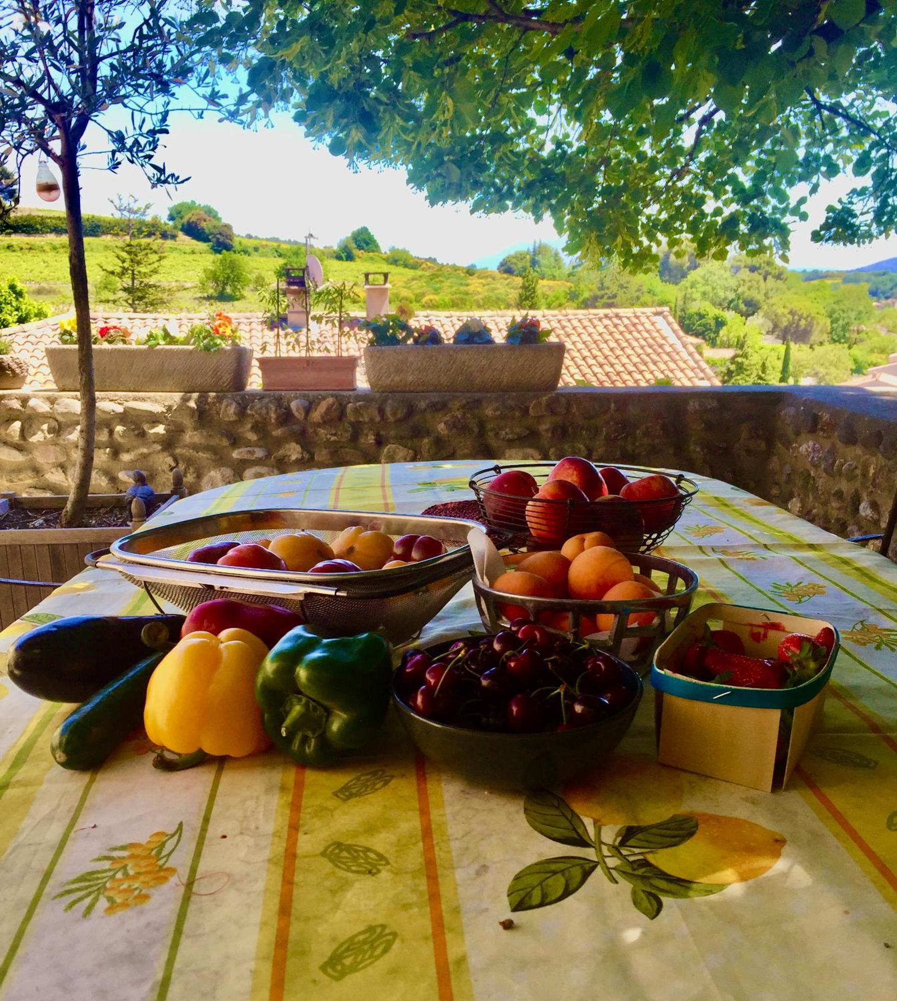 Gite Belle Vue Bed and Breakfast Visan Exterior foto